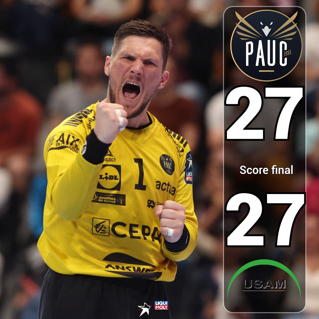 Steven Imbert (@stevenimbert) on Twitter photo #Handball Le <a href="/pauchandball/">PAUC HANDBALL</a> a gâché sa fin de match, face à Nîmes, malgré un très bon Jozé Baznik, en vendangeant ses deux buts d'avance pour concéder un nouveau match nul.
A lire dans <a href="/laprovence/">La Provence</a> <a href="/LNHofficiel/">Ligue Nationale de Handball</a> #Handball Le <a href="/pauchandball/">PAUC HANDBALL</a> a gâché sa fin de match, face à Nîmes, malgré un très bon Jozé Baznik, en vendangeant ses deux buts d'avance pour concéder un nouveau match nul.
A lire dans <a href="/laprovence/">La Provence</a> <a href="/LNHofficiel/">Ligue Nationale de Handball</a>