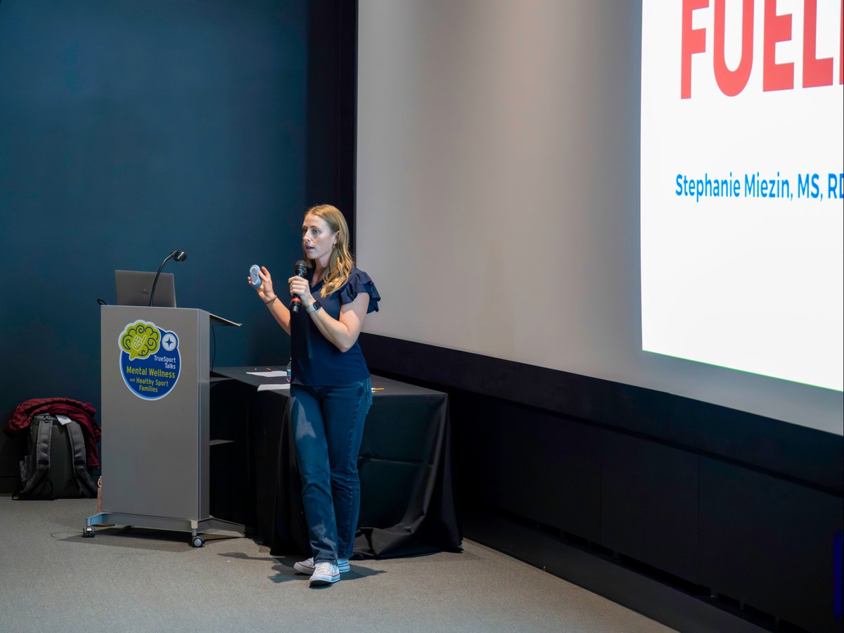 Throwback to when TrueSport Expert and registered dietitian, Stephanie Miezin, presented at the TrueSport Talks community event last year!

TrueSport partners with subject matter experts to offer practical and evidence-based guidance to help athletes, coaches, parents, and