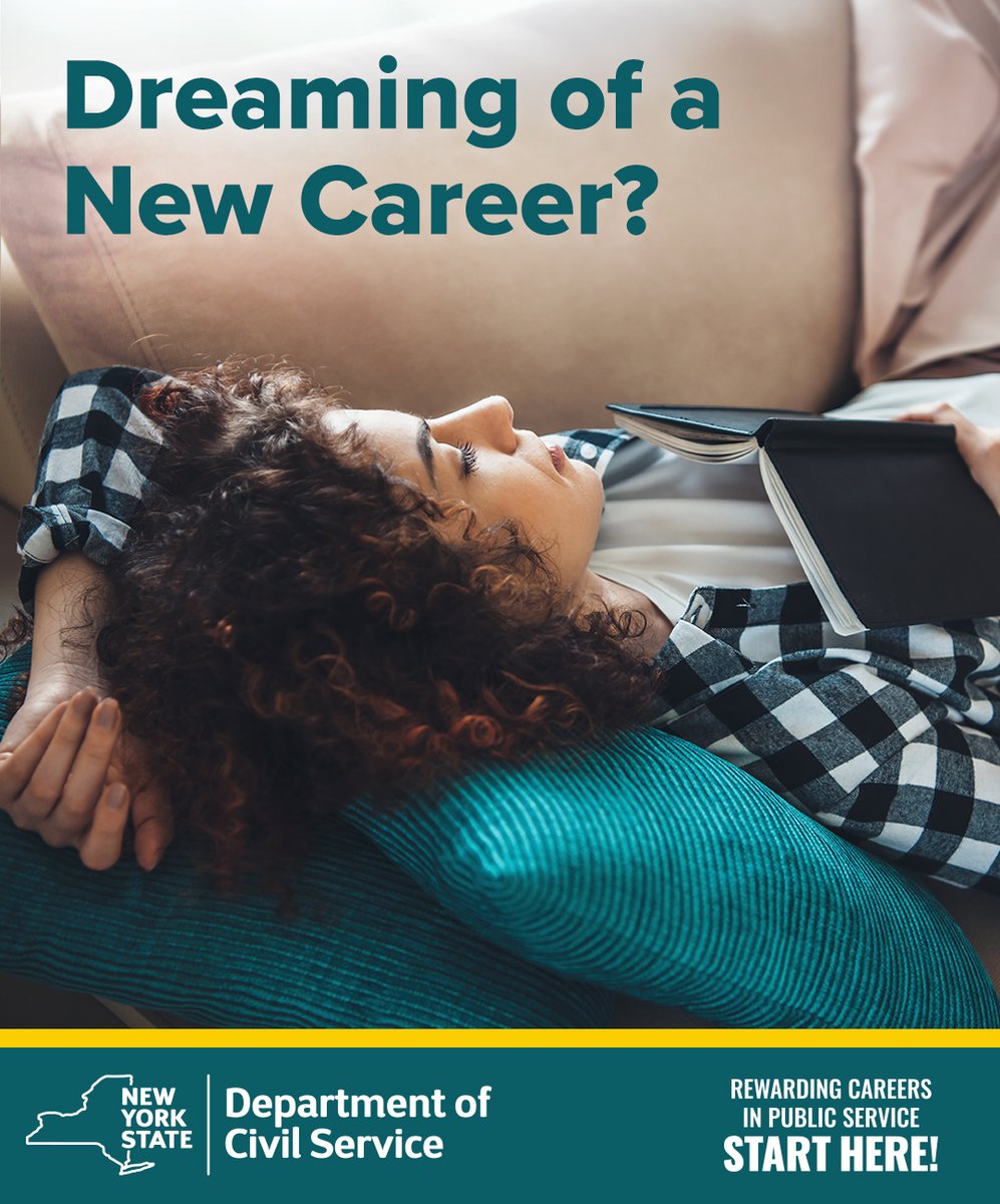 Dreaming of a new career? New York has positions for nearly every interest and skill. If you're ready to find a rewarding career, check out statejobs.ny.gov.

#JobSearch #PublicServiceCareers #NYSjobs #RewardingCareers