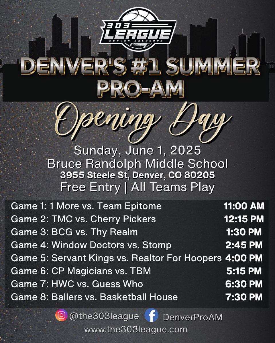 DENVER PRO-AM tweet media