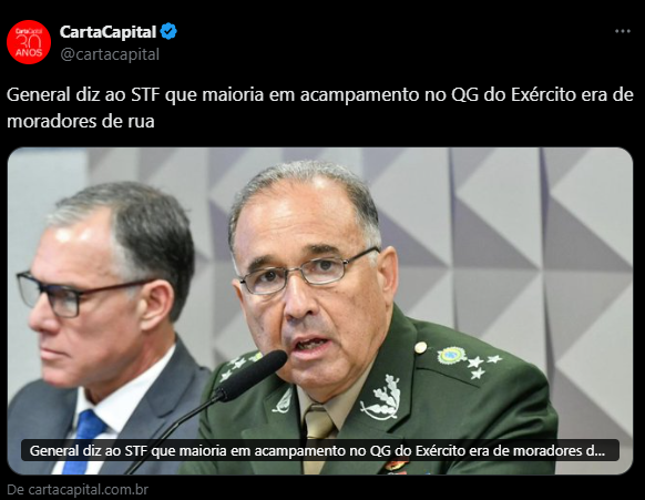Um golpe dado com mendigos e desaventurados... E Brasil!!!!!!!!!!!!!!!!!!!!! Que fase!!!!!
