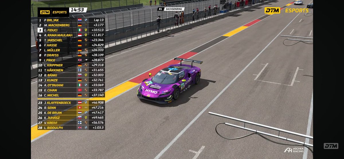 Gianmarco Fiduci (@gfiduci) on Twitter photo How to completely destroy your top 5 in the champ hopes:
Step 1: Underfuel your car 👍🏻
Step 2: don't map the confirm button on the wheel so you can't refuel👍🏻
Step 3: transform a solid round into a complete disaster losing points against everyone
"Professional esports driver" 👍🏻 How to completely destroy your top 5 in the champ hopes:
Step 1: Underfuel your car 👍🏻
Step 2: don't map the confirm button on the wheel so you can't refuel👍🏻
Step 3: transform a solid round into a complete disaster losing points against everyone
"Professional esports driver" 👍🏻