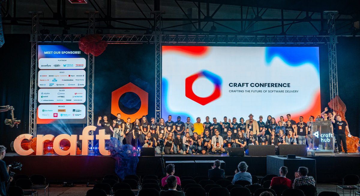 CraftConf's tweet image. 🎉 That's a wrap on Day 2 – and Craft Conference 2025! 🎉
From the bottom of our hearts: thank you. 🧡 To our incredible speakers, our amazing sponsors, and the brilliant, engaged audience who brought the Craft spirit to life. See you in 2026! 👋 #CraftConf