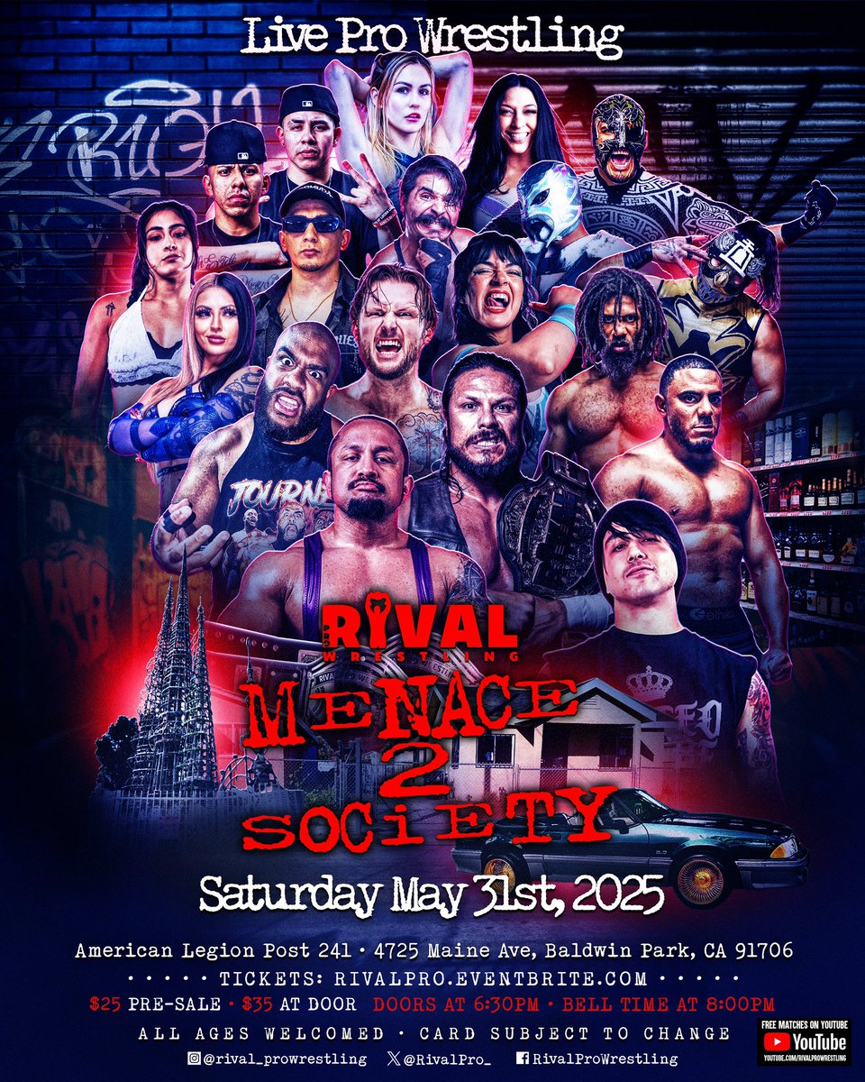 RivalPro_'s tweet image. Last chance for online tickets is now!
Rivalpro.Eventbrite.com
See you all Saturday.