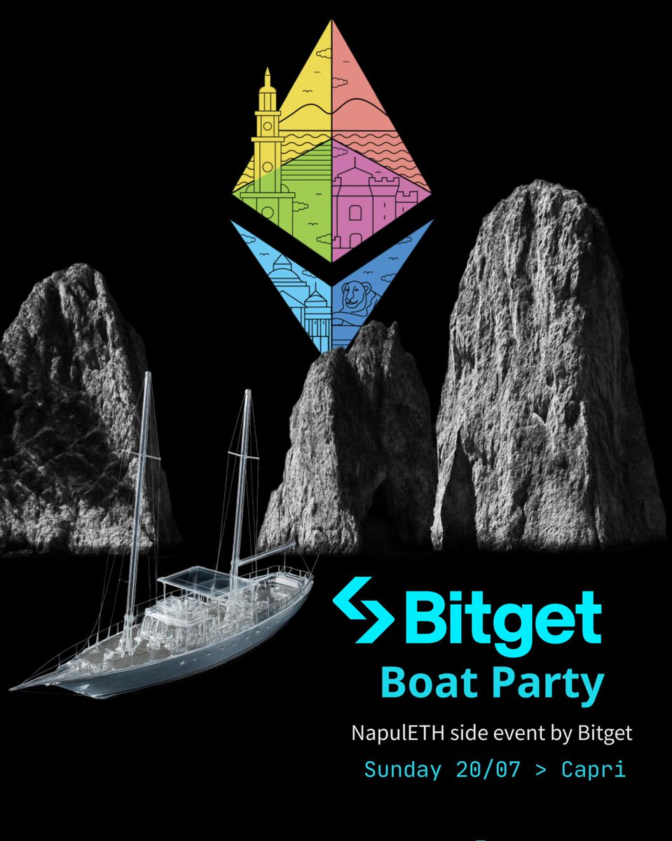 🌊✨ Sun, sea, crypto, and an unforgettable party in Capri! ✨🌊 Get ready to board the most exclusive event in the Italian #Web3 scene! 🇮🇹
A one-of-a-kind #Boat Party: DJ sets, breathtaking views, sharp minds, smooth beats, and the endless blue of the Mediterranean.

🚤 Where?