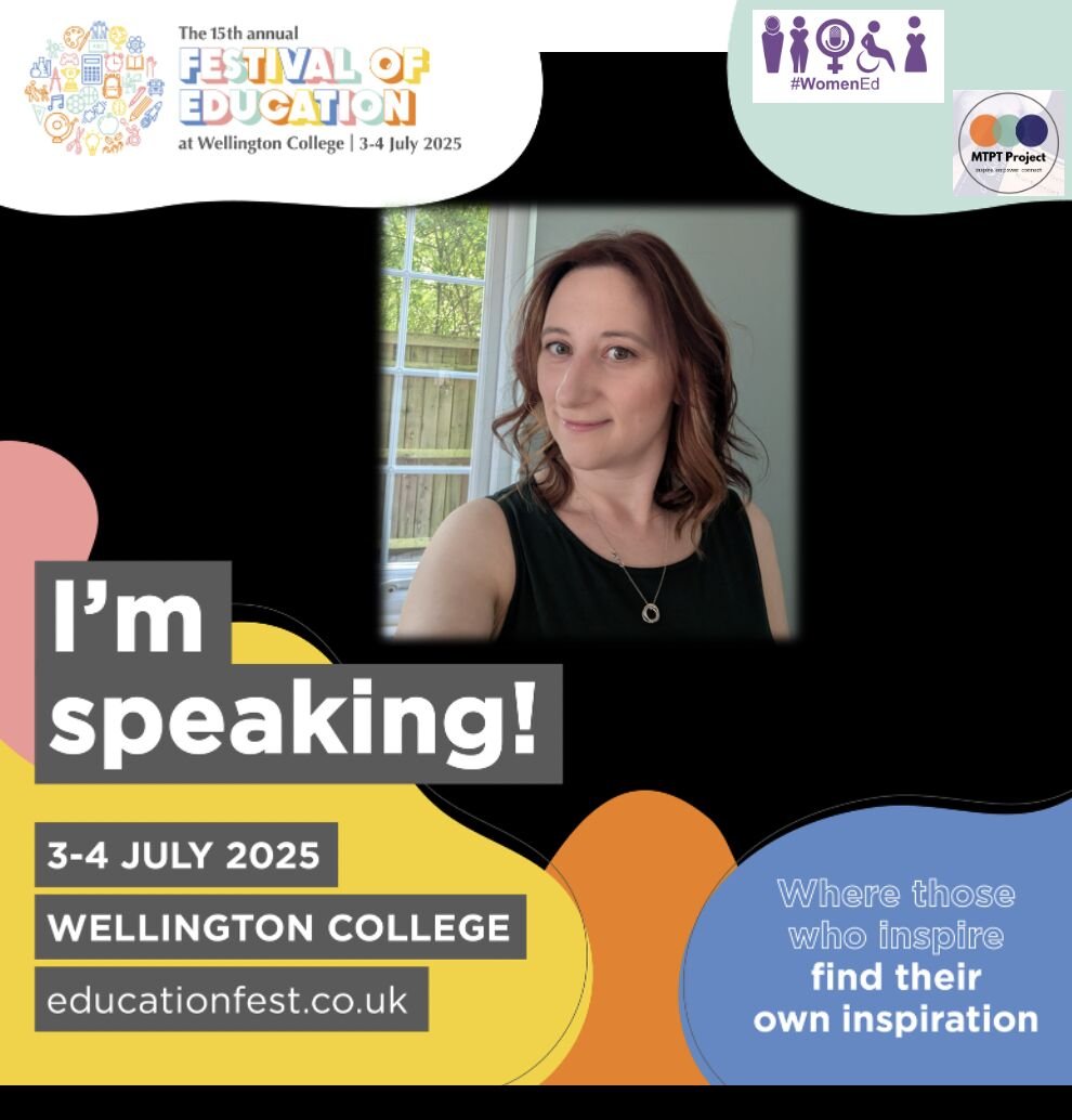 Florence Marie (@fmnorel) on Twitter photo Glass ceilings and cliffs: supporting diverse women into leadership. Come along on 3rd July to listen to our <a href="/WomenEd/">WomenEd 10%Braver #DisruptiveWomen</a> panel discussion to celebrate 10 years.
Very proud to representing The MTPT Project and be trusted by Emma Sheppard to discuss this important topic. Glass ceilings and cliffs: supporting diverse women into leadership. Come along on 3rd July to listen to our <a href="/WomenEd/">WomenEd 10%Braver #DisruptiveWomen</a> panel discussion to celebrate 10 years.
Very proud to representing The MTPT Project and be trusted by Emma Sheppard to discuss this important topic.