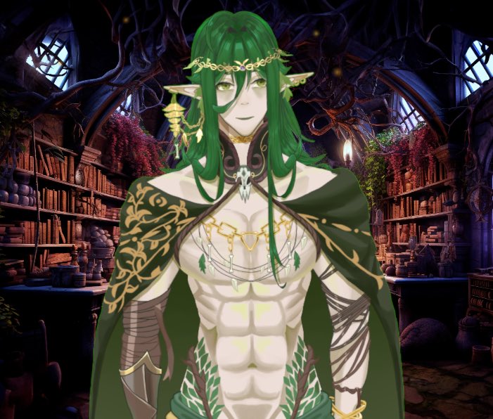 KaazzakVT's tweet photo. @official_throne Your local cursed forest dryad https://t.co/amq3Say1Gh