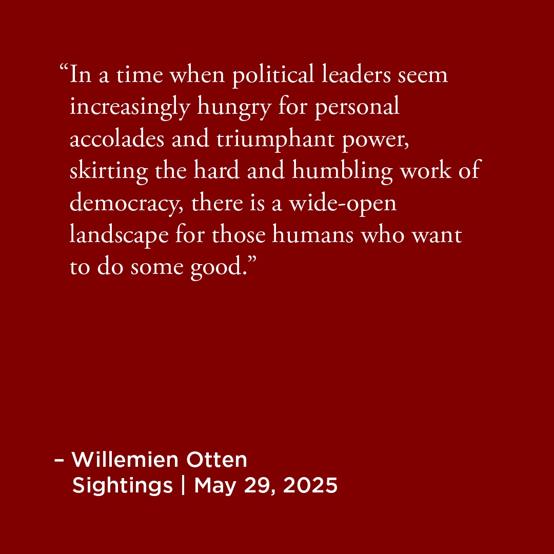 Martin Marty Center (@martycenter) on Twitter photo In this week's Sightings essay for <a href="/MartyCenter/">Martin Marty Center</a> Willemien Otten shares her personal reflections on the papacy, an American pontiff, and hope that faith and leadership may yet shape our fractured world. Read more via ow.ly/iIvZ50W1kcp
#Catholicism #dapope #leadership In this week's Sightings essay for <a href="/MartyCenter/">Martin Marty Center</a> Willemien Otten shares her personal reflections on the papacy, an American pontiff, and hope that faith and leadership may yet shape our fractured world. Read more via ow.ly/iIvZ50W1kcp
#Catholicism #dapope #leadership