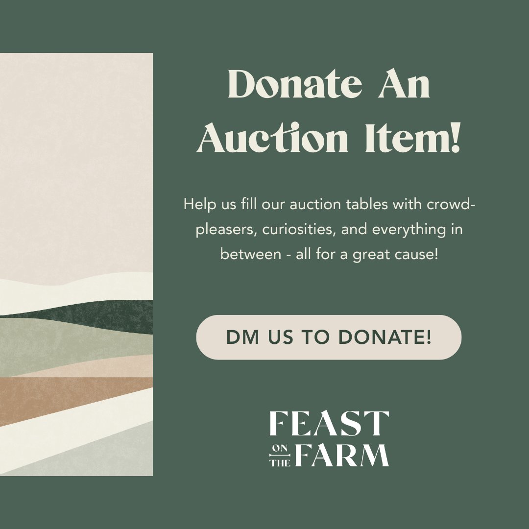 Got something fun, unique, or giftable? 🎟️🐐🧺
We’re looking for auction items for Feast on the Farm!
From gift cards to goat yoga (yes, really), your donation supports ag education for Mid-South students.

DM us or call 901-757-7777 to donate!