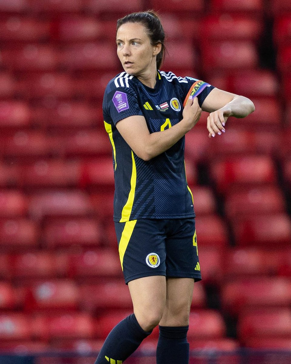 Scotland National Team (@scotlandnt) on Twitter photo Pulling on the armband for one last time at the National Stadium 🏴
©️ <a href="/RachelCorsie14/">Rachel Corsie</a>
#SWNT | #SCOAUT Pulling on the armband for one last time at the National Stadium 🏴
©️ <a href="/RachelCorsie14/">Rachel Corsie</a>
#SWNT | #SCOAUT
