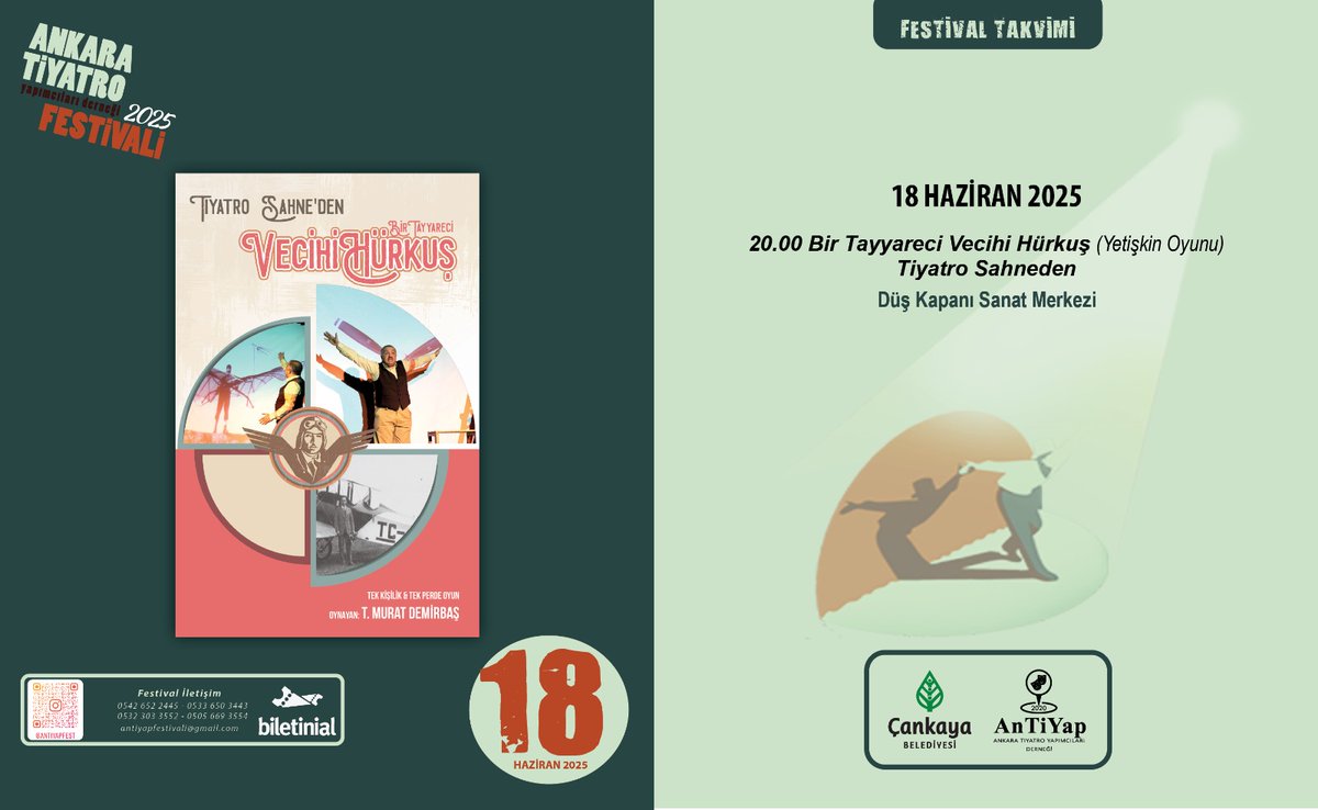 Antiyap06's tweet photo. #AnTiYapFest2025
#AydınlıkBirGelecekİçinTiyatro
#TiyatroYaşamıGüzelleştirir https://t.co/jEPWOEfSCP