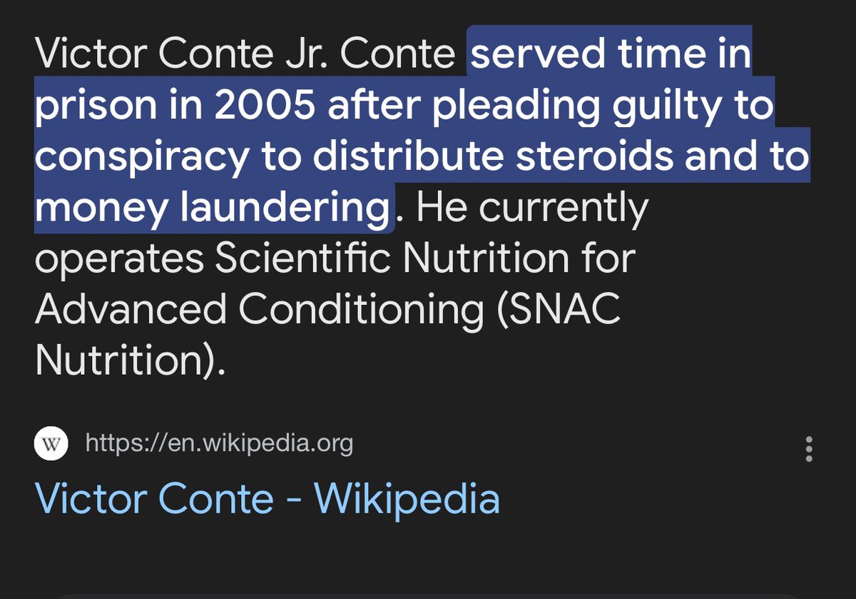 This you? <a href="/VictorConte/">Victor Conte</a>