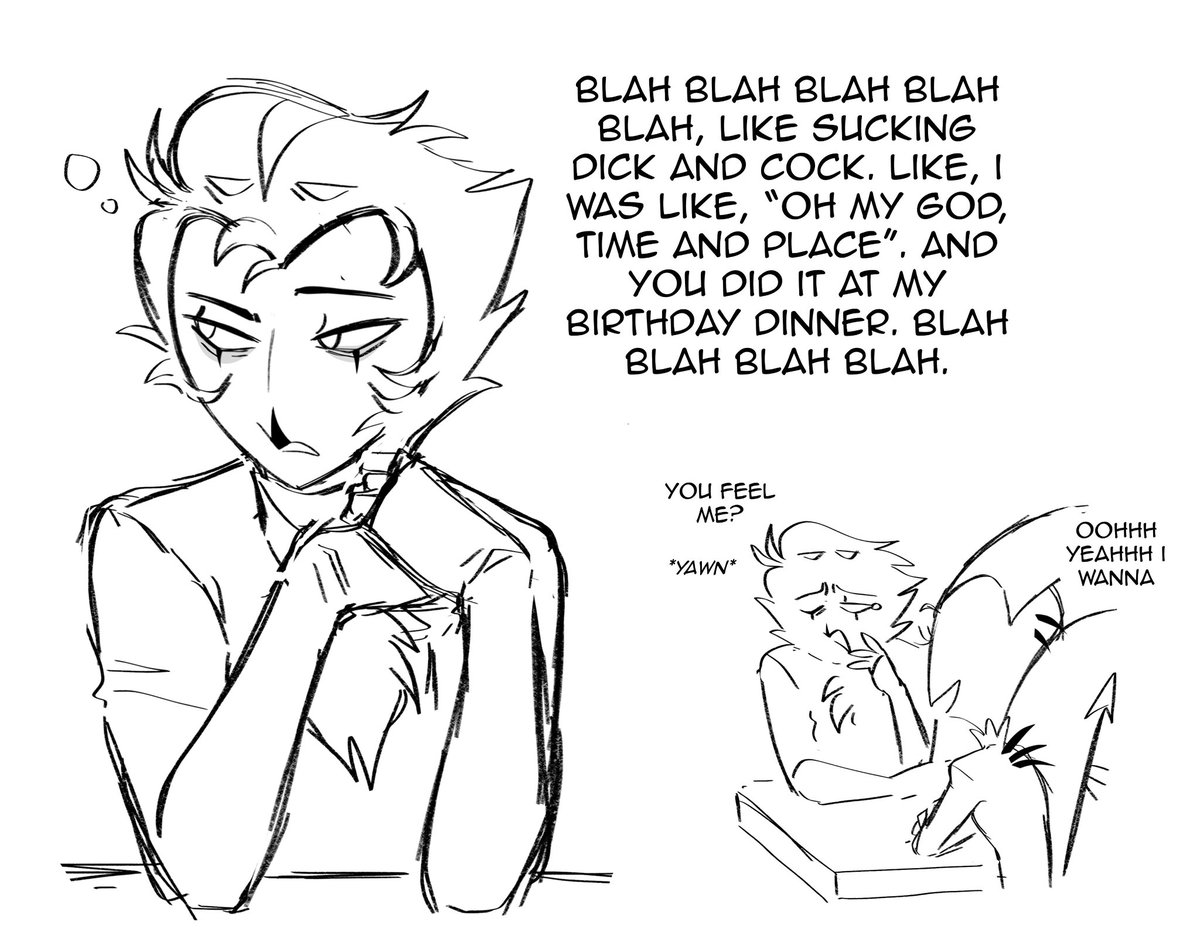 TeaTheKook's tweet image. stolitz gossiping over breakfast