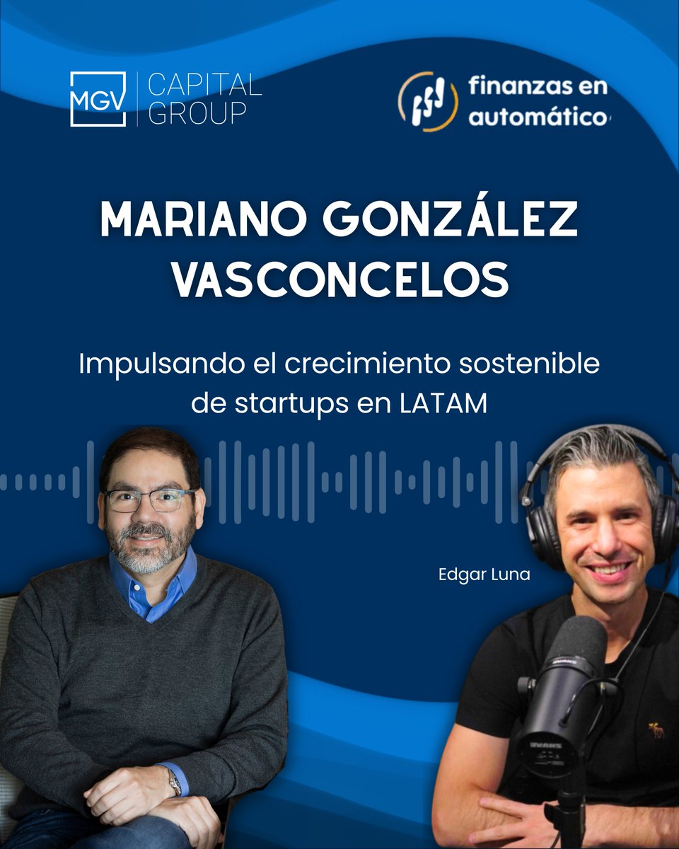 MGV Capital (@mgv_capital) on Twitter photo 🧠 ¿Cómo ha cambiado el #VentureCapital en LATAM vs. EE.UU.?
En este episodio de Finanzas en Automático, <a href="/mariano_mgv/">Mariano González Vasconcelos</a> , comparte insights sobre liderazgo, decisiones a largo plazo y expansión con impacto.
👉🏻open.spotify.com/episode/6rqEnU… 🧠 ¿Cómo ha cambiado el #VentureCapital en LATAM vs. EE.UU.?
En este episodio de Finanzas en Automático, <a href="/mariano_mgv/">Mariano González Vasconcelos</a> , comparte insights sobre liderazgo, decisiones a largo plazo y expansión con impacto.
👉🏻open.spotify.com/episode/6rqEnU…