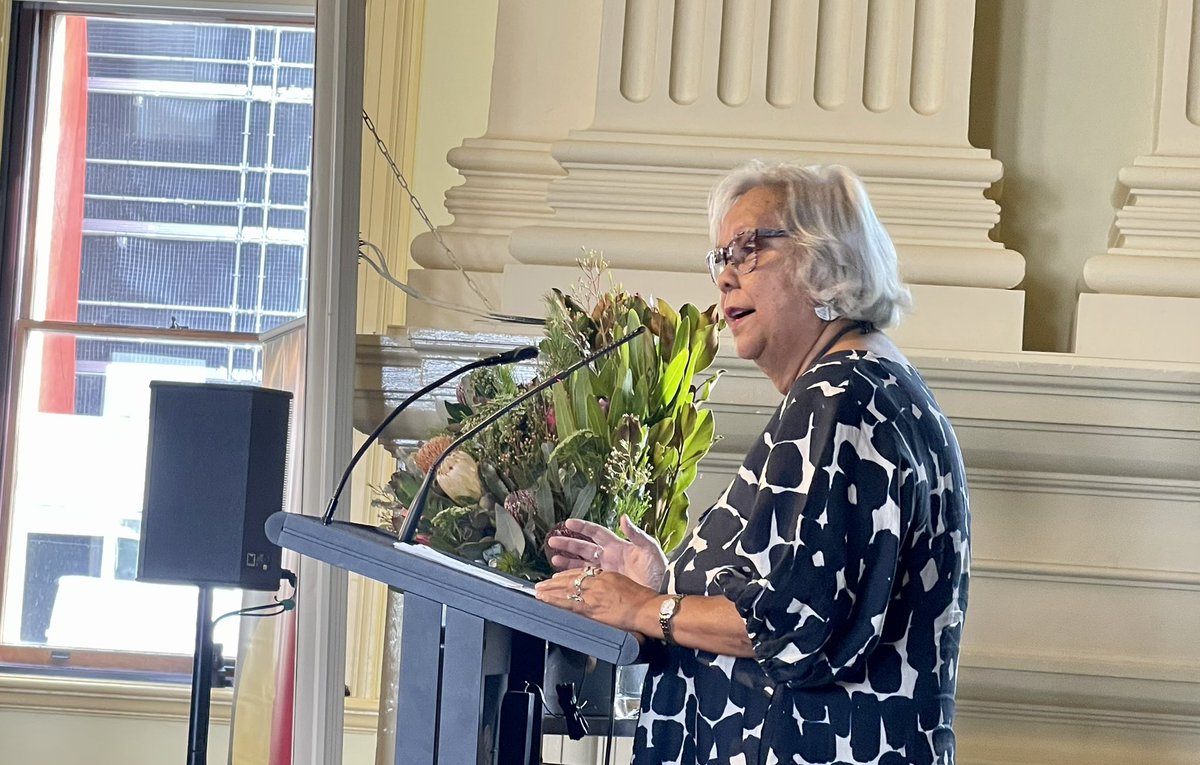 Privileged to be part of the launch of the Truth, Healing &amp; Treaty Research Initiative led by Prof Jackie Huggins, UQ Faculty of Health, Medicine &amp; Biological Sciences (see stories.uq.edu.au/truth-telling-…). Prof Huggins &amp; the team will work with communities on this important initiative.