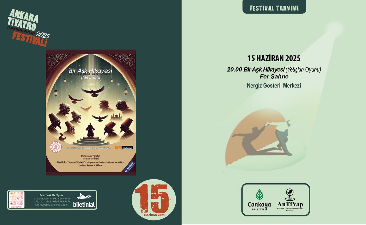 Antiyap06's tweet photo. #AnTiYapFest2025
#AydınlıkBirGelecekİçinTiyatro
#TiyatroYaşamıGüzelleştirir https://t.co/XX7QHZwqvV