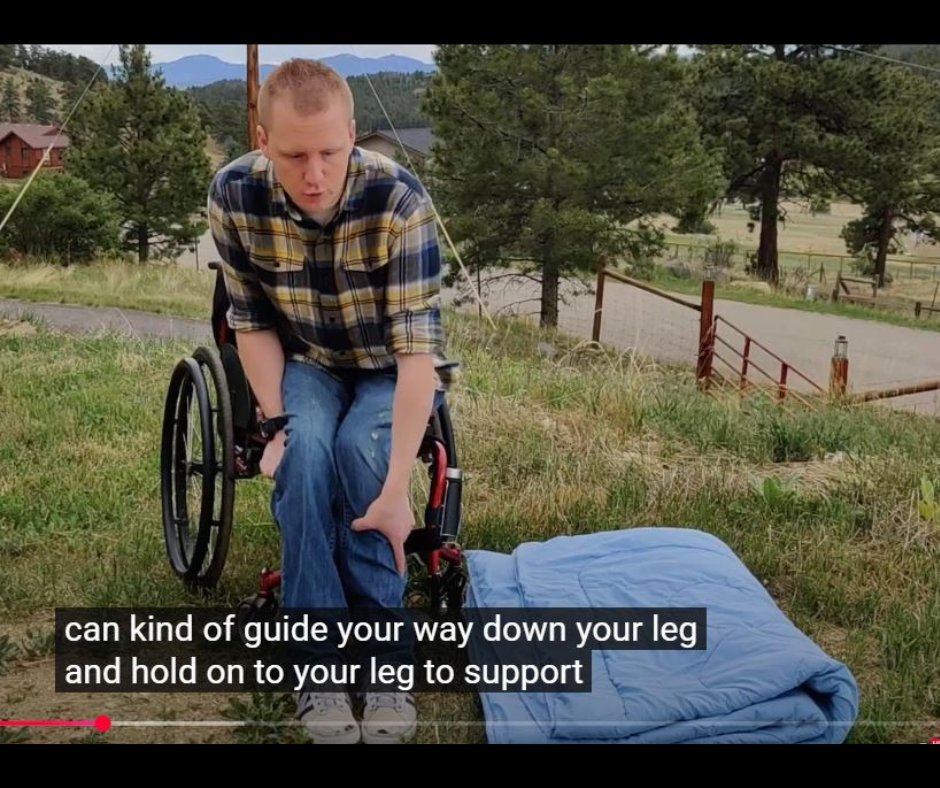 SPINALpedia's tweet photo. Jake, paralyzed for over 10 years, shares his tried and true method for transferring to the ground and then back again to his wheelchair.
Watch: https://t.co/3sKxD1BaRV
#groundtransfer #spinalcordinjury #paraplegic https://t.co/fII5J7H4eT