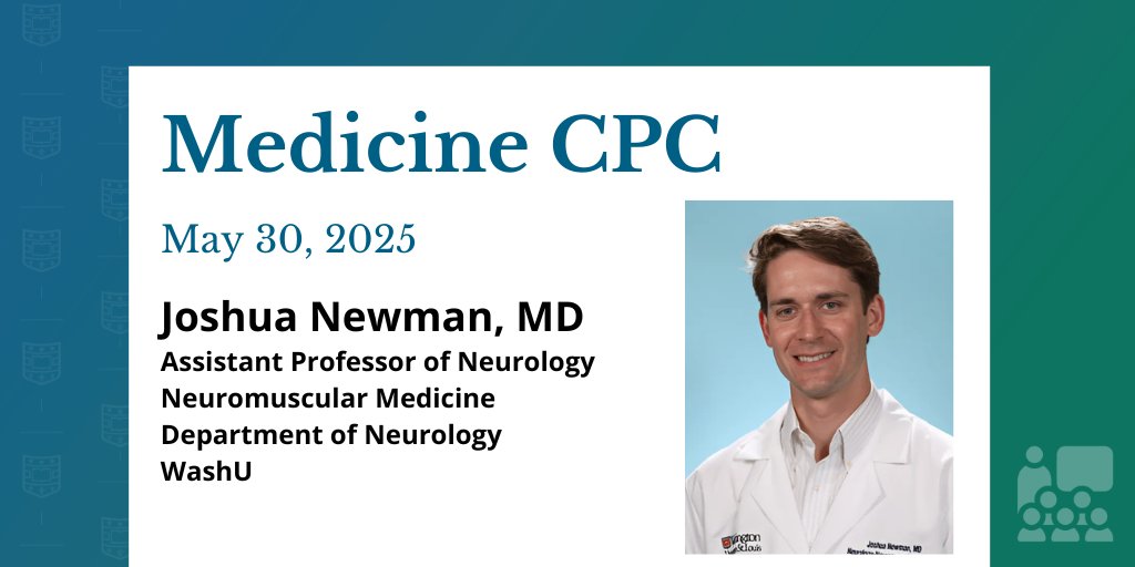 WashU Medicine Department of Medicine (@washudeptmed) on Twitter photo The final academic year Medicine CPC is viewable on the #WashUDeptMed YouTube Channel. <a href="/WashUNeurology/">WashU Medicine Neurology</a>
We've extended the opportunity to earn CME credit for individuals who are unable to attend & presentations will be viewable 3 days after.
Link> l8r.it/YKNS The final academic year Medicine CPC is viewable on the #WashUDeptMed YouTube Channel. <a href="/WashUNeurology/">WashU Medicine Neurology</a>
We've extended the opportunity to earn CME credit for individuals who are unable to attend & presentations will be viewable 3 days after.
Link> l8r.it/YKNS