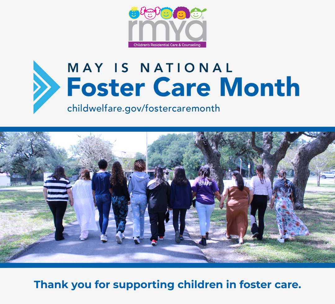 At RMYA, we provide therapy, education, stability, and the kind of consistent support that helps youth. Foster Care Month may be coming to a close, but our mission continues—because every child deserves a safe place to heal and grow.

#FosterCareAwareness #HopeAndHealing #RMYA