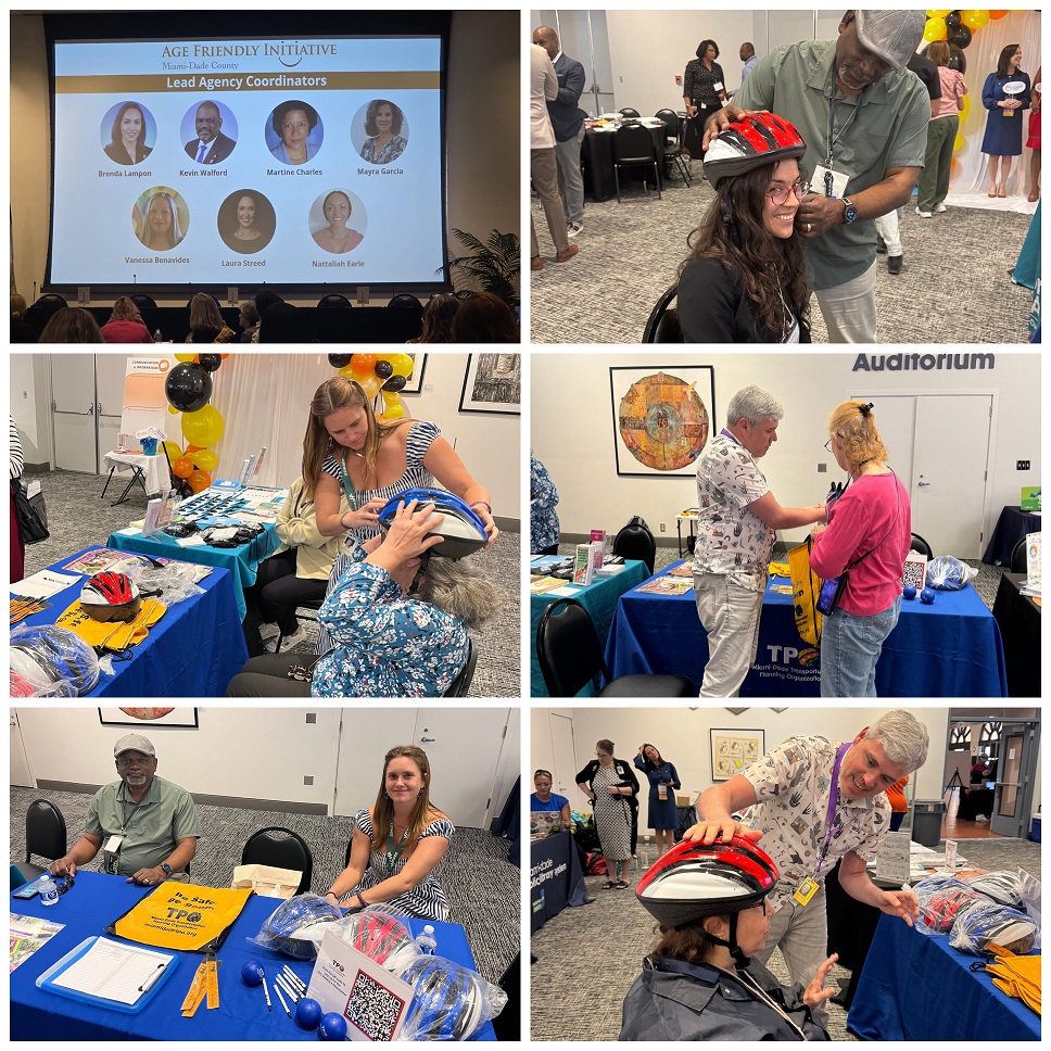 Miami-Dade County's Age-Friendly Initiative hosted an Onboarding and Empowerment Summit at the Main Library to discuss strategies for creating more age-friendly communities, including improved walkability and mobility options.