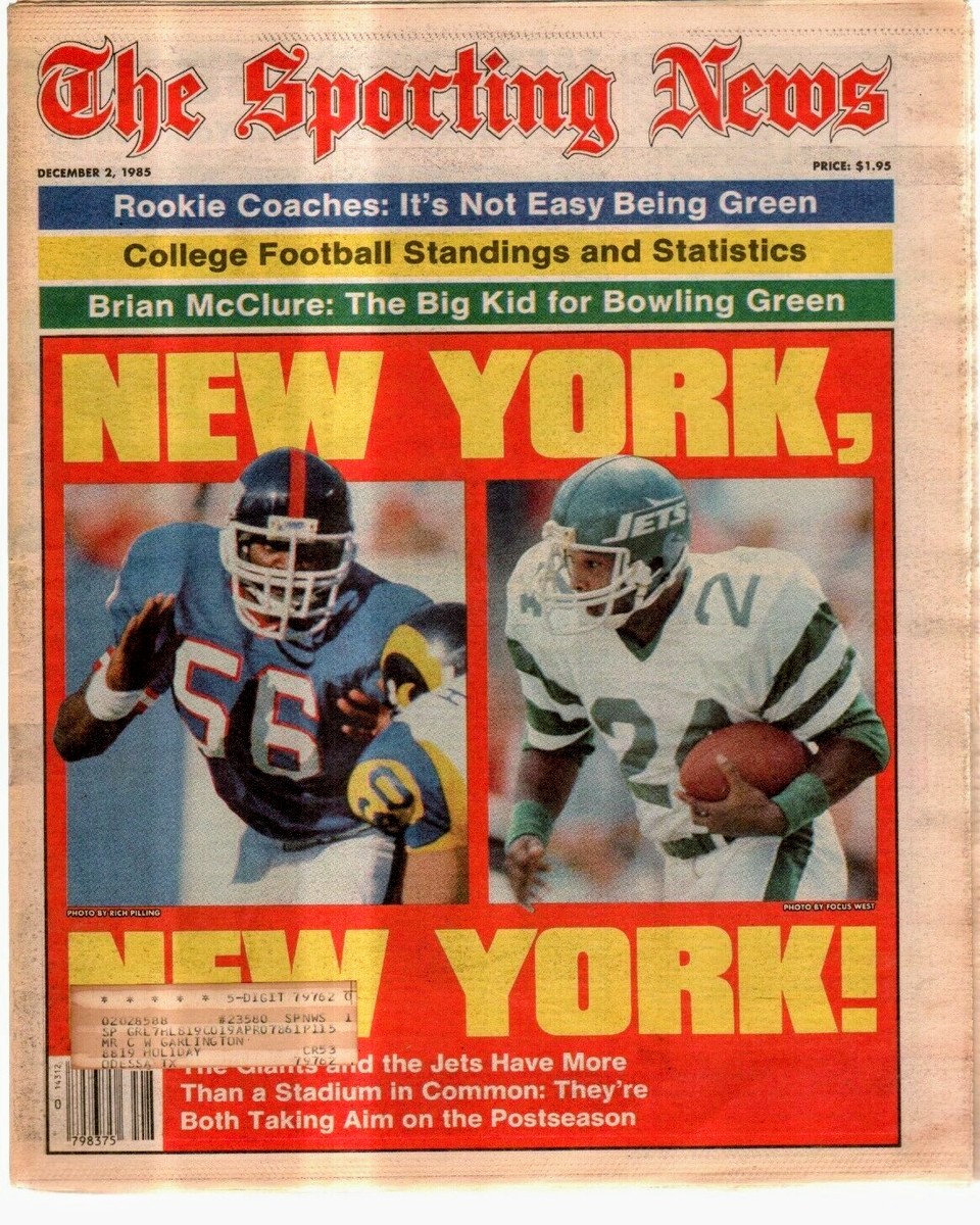 New York Jets History (@nyjetshistory) on Twitter photo Sporting News cover from 1985 with Freeman & LT
(I couldn't find an image without an address label on it😁)
#JetUp #Jetshistory #Jets #Giants <a href="/BigBlueVCR/">BigBlueVCR</a> Sporting News cover from 1985 with Freeman & LT
(I couldn't find an image without an address label on it😁)
#JetUp #Jetshistory #Jets #Giants <a href="/BigBlueVCR/">BigBlueVCR</a>