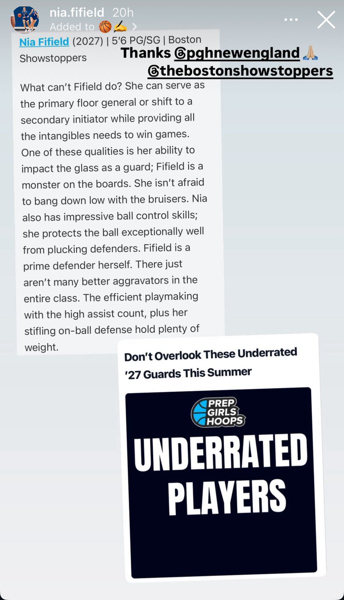 People continuing to take notice of <a href="/Nia_Fifield/">nia fifield</a>   Keep up the great work 📈