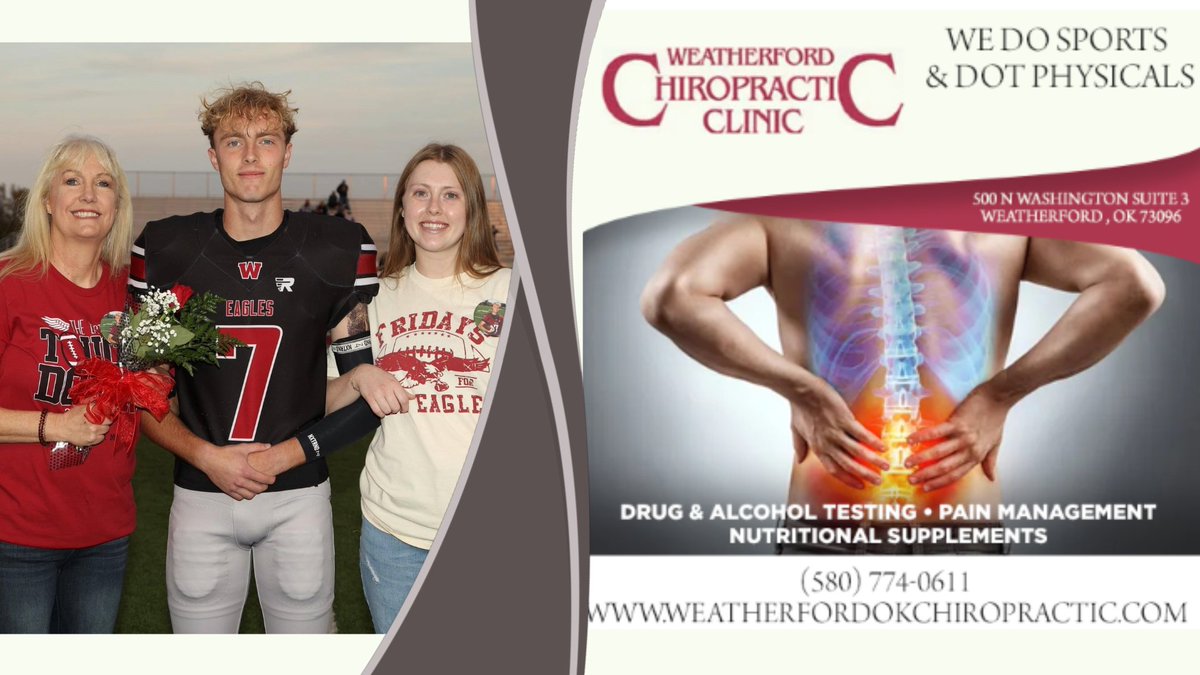 VYPE Oklahoma (@vypeok) on Twitter photo Weatherford Mom of the Month - Jamie Crisp - Presented by Weatherford Chiropractic Clinic
weatherfordathletics.org/2025/05/30/wea… #okpreps <a href="/WfordEagles/">Weatherford Eagle Athletics</a> Weatherford Mom of the Month - Jamie Crisp - Presented by Weatherford Chiropractic Clinic
weatherfordathletics.org/2025/05/30/wea… #okpreps <a href="/WfordEagles/">Weatherford Eagle Athletics</a>