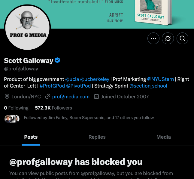 ProfOnX's tweet photo. I thought I was doing a great job staying balanced and open-minded, then reality slapped me in the face.
#blocked #DidIHurtYourFeelingsBooBoo #StayHumble #RealityCheck #OpenMindedNotBlind #ModernDiscourse https://t.co/BK1a6VUP7s