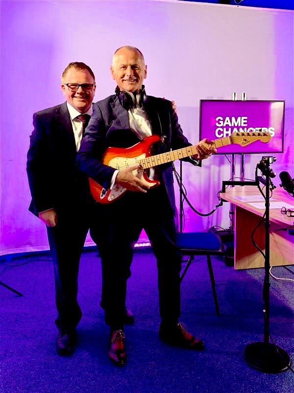 Prof Derek Connolly (@drderekconnolly) on Twitter photo This week I was delighted to be interviewed by my amazing friend <a href="/ProfAleksSubic/">Prof. Aleks Subic</a> for a new <a href="/AstonUniversity/">Aston University</a> podcast called “Game Changers” coming this Autumn
As you can see,we even got the old Stratocaster out
Aston University is truly the coolest university ever #Astonbury This week I was delighted to be interviewed by my amazing friend <a href="/ProfAleksSubic/">Prof. Aleks Subic</a> for a new <a href="/AstonUniversity/">Aston University</a> podcast called “Game Changers” coming this Autumn
As you can see,we even got the old Stratocaster out
Aston University is truly the coolest university ever #Astonbury