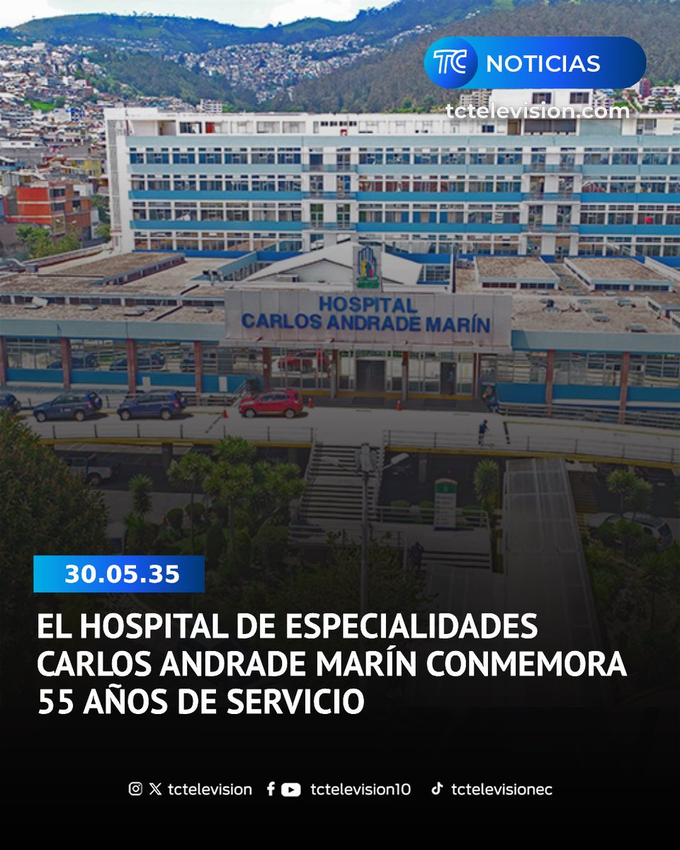 Con una sesión solemne que reunió a las principales autoridades del Instituto Ecuatoriano de Seguridad Social (IESS), el Hospital de Especialidades Carlos Andrade Marín (HCAM) conmemoró sus 55 años de servicio a los asegurados. 

Amplía la nota aquí: bit.ly/4ke6FUd