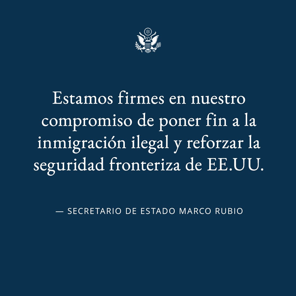 USA en Español (@usaenespanol) on Twitter photo .<a href="/TravelGov/">Travel - State Dept</a>: “Estamos firmes en nuestro compromiso de poner fin a la inmigración ilegal y reforzar la seguridad fronteriza de EE.UU.” —Secretario Rubio
Las dos nuevas Áreas de Defensa Nacional a lo largo de la frontera sur de EE.UU. y los sólidos estándares de investigación de .<a href="/TravelGov/">Travel - State Dept</a>: “Estamos firmes en nuestro compromiso de poner fin a la inmigración ilegal y reforzar la seguridad fronteriza de EE.UU.” —Secretario Rubio
Las dos nuevas Áreas de Defensa Nacional a lo largo de la frontera sur de EE.UU. y los sólidos estándares de investigación de