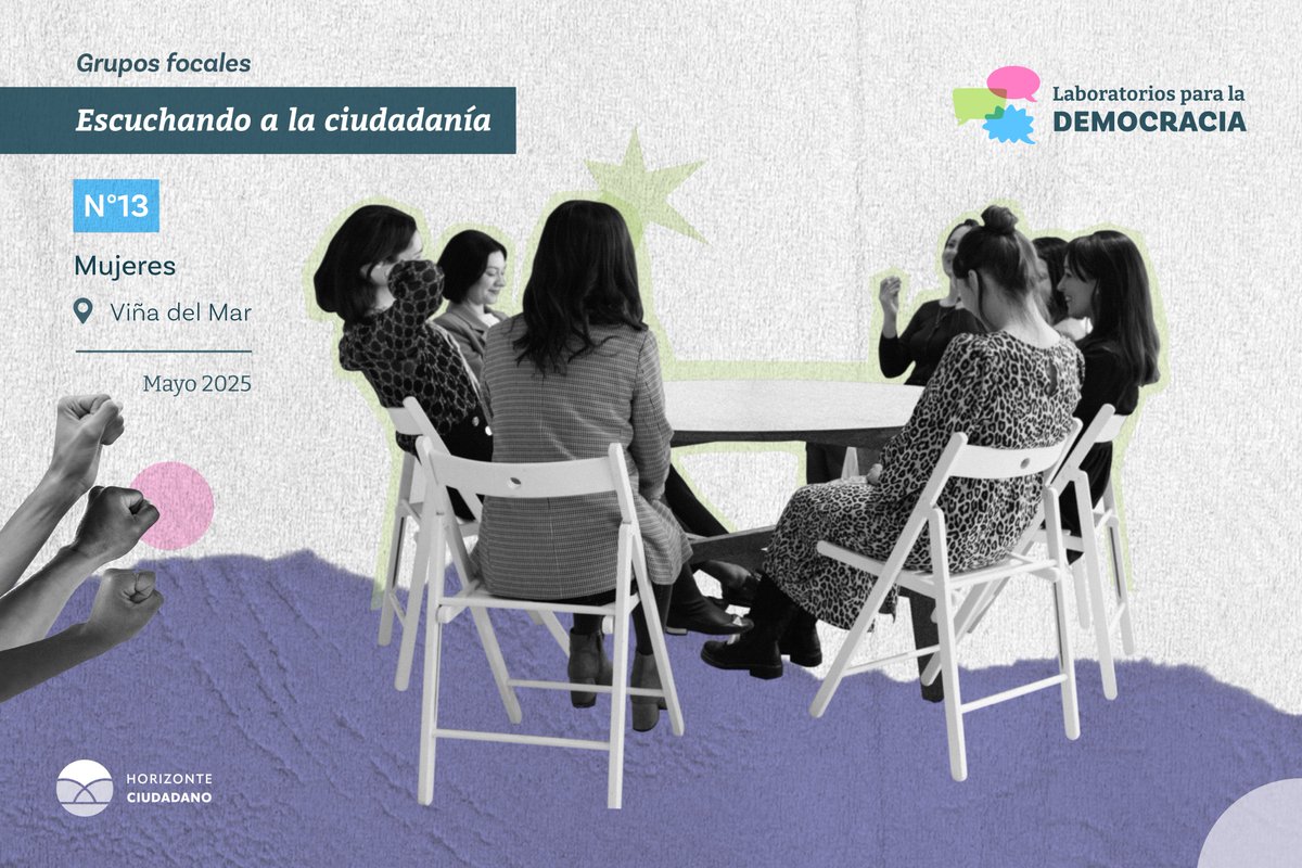 🔹 𝗟𝗮𝗯𝗼𝗿𝗮𝘁𝗼𝗿𝗶𝗼𝘀 𝗣𝗿𝗼𝗴𝗿𝗮𝗺𝗮́𝘁𝗶𝗰𝗼𝘀 𝗽𝗮𝗿𝗮 𝗹𝗮 𝗗𝗲𝗺𝗼𝗰𝗿𝗮𝗰𝗶𝗮

📍Nos trasladamos a Viña del Mar para realizar el grupo focal n.º 13 junto a mujeres, quienes compartieron  reflexiones sobre participación y desafíos democráticos. #ParticipaciónCiudadana