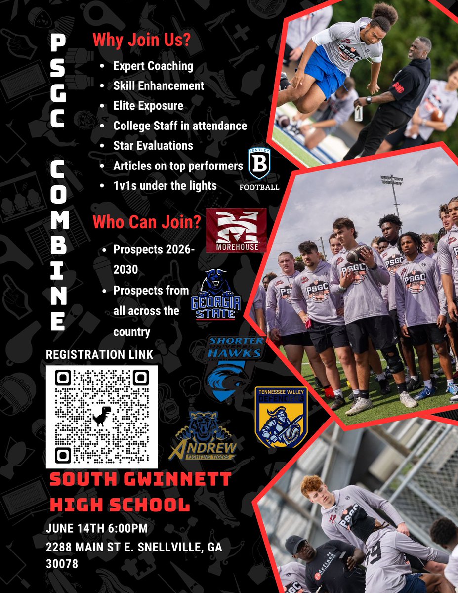 Coach Daniels (@coachdaniels06) on Twitter photo If you want EXPOSURE and the opportunity to be on the next <a href="/RecruitNE_GA/">RecruitNE_GA</a> list. Get registered ASAP for the <a href="/PSGC2024/">🍑Peach State Gridiron Classic All-American Game🍑</a> All-American Combine on June 14th If you want EXPOSURE and the opportunity to be on the next <a href="/RecruitNE_GA/">RecruitNE_GA</a> list. Get registered ASAP for the <a href="/PSGC2024/">🍑Peach State Gridiron Classic All-American Game🍑</a> All-American Combine on June 14th