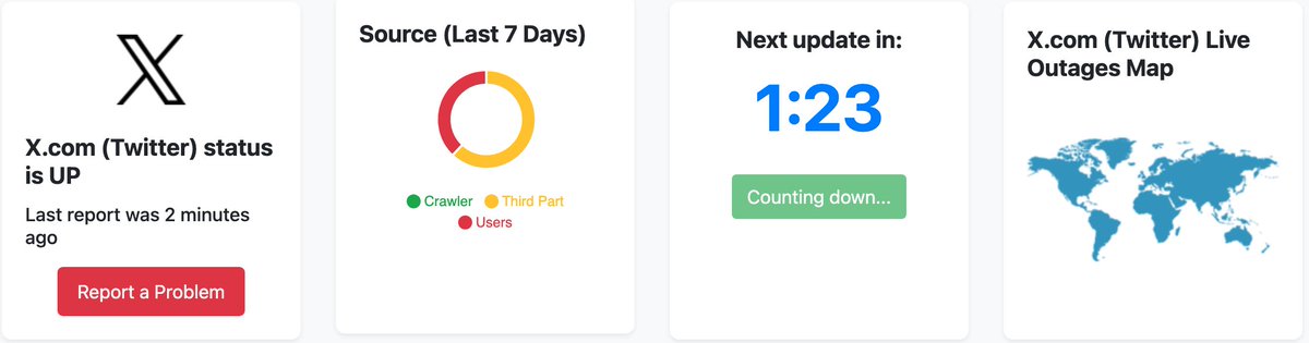 entireweb's tweet photo. 🐦 Is Twitter (X) having issues?
Users around the world are reporting problems with loading timelines, posting, and viewing content on X. No official acknowledgment yet, this could be a global outage.
🔍 https://t.co/bN3xpr5oCZ
#TwitterDown #X #Outage #TwitterStatus #TechNews https://t.co/bf61hZPD5i