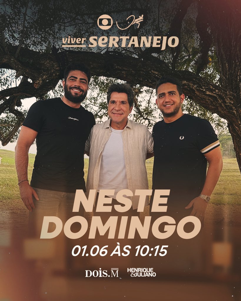 Neste domingo, viver sertanejo, a partir das 10:15! Não vai perder, hein?! 📺