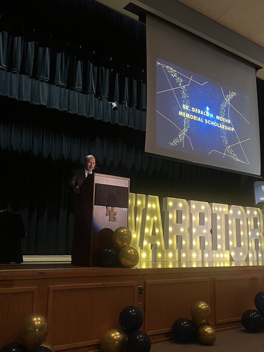 A very special night at NEHS celebrating the achievements of our incredible seniors at the Scholarship Award Ceremony! 🎓✨ Proud to recognize their hard work, dedication, and bright futures ahead! #GoWarriors