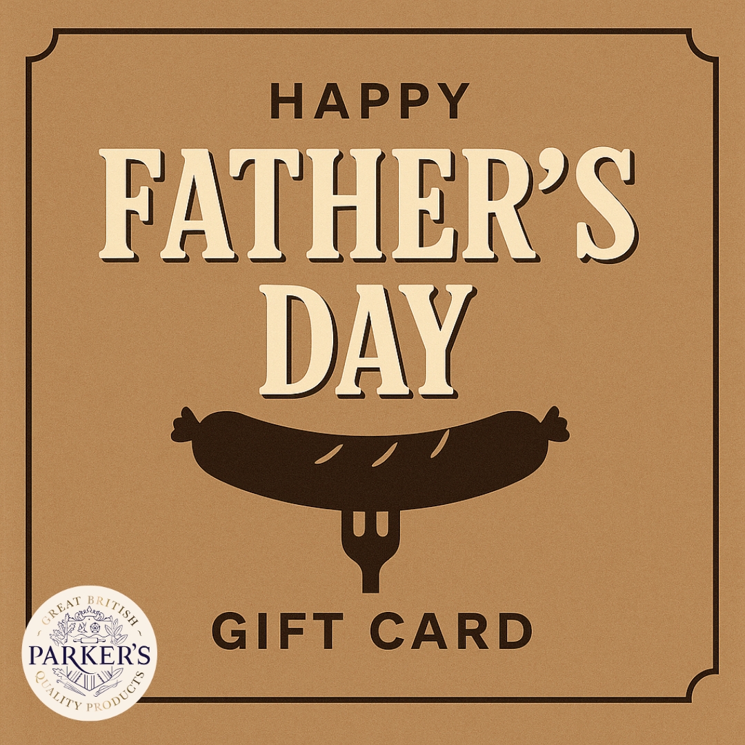The perfect not-so-subtle hint for Father’s Day!

Gift cards are now available—because we all know a Parker’s box of pies, bangers, or a cheeky sausage roll is way better than socks.

Hey Dads, feel free to share this post. We’ve got you!
What do you think you deserve for