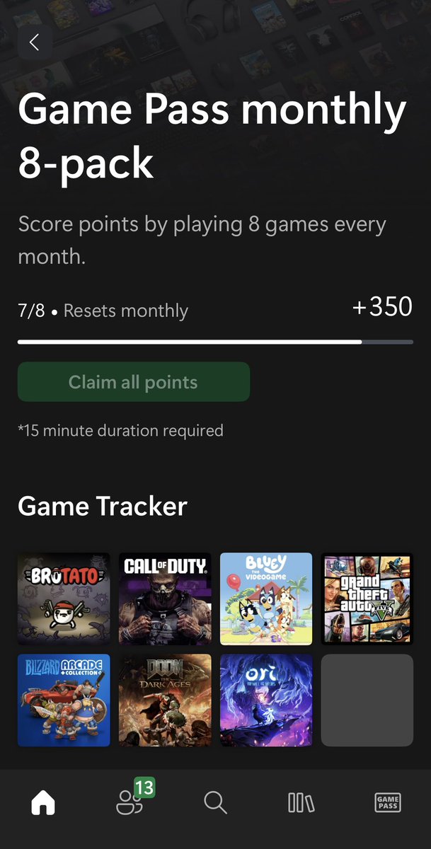 Daniel Martins (@danimartms) on Twitter photo May is almost ending! One more game to go for my <a href="/XboxGamePass/">Xbox Game Pass</a> 8-pack quest!
Any recommendations? May is almost ending! One more game to go for my <a href="/XboxGamePass/">Xbox Game Pass</a> 8-pack quest!
Any recommendations?