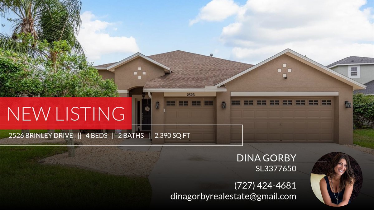 mamadee37's tweet photo. 📍 New Listing 📍 Take a look at this fantastic new property that just hit the market located at 2526 Brinley Drive in Trinity. Reach out here or at (727) 424-4681 for more information

DINA GORBY
Licensed Real Estate Agent
RE/MAX ... https://t.co/9Xq2TBktKL https://t.co/hKRitXw4uw