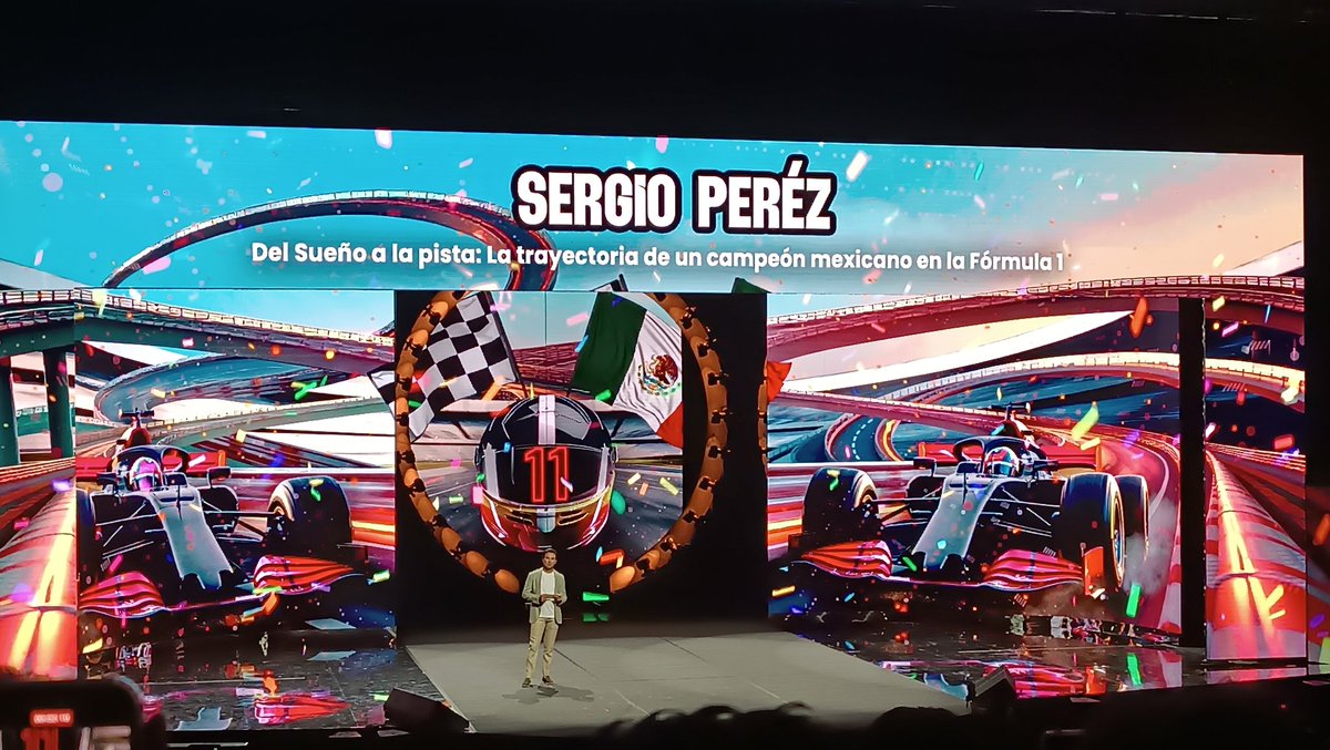 El viejo sabroso <a href="/SChecoPerez/">Sergio Pérez</a> <a href="/FDIdeas/">Festival de las Ideas</a> 
#F1 #Motorsport