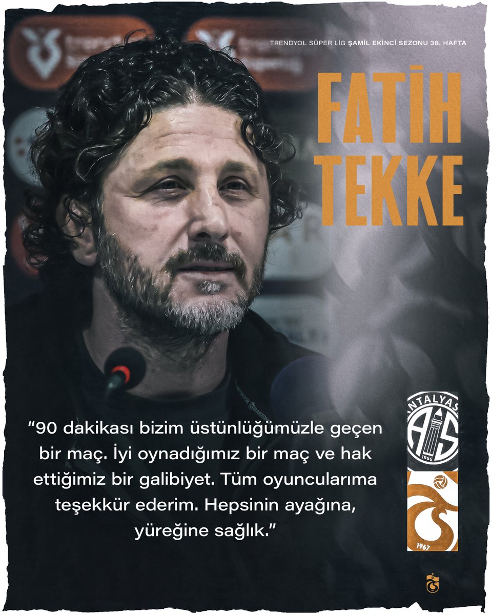 Teknik Direktörümüz Fatih Tekke'nin Onvo Antalyaspor maçı değerlendirmesi

🔗 bit.ly/43S0wHr