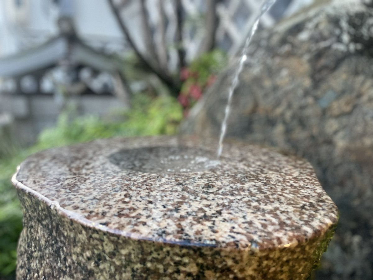 いざ、市内へ🚗
その前にお水もらって行こう🚰