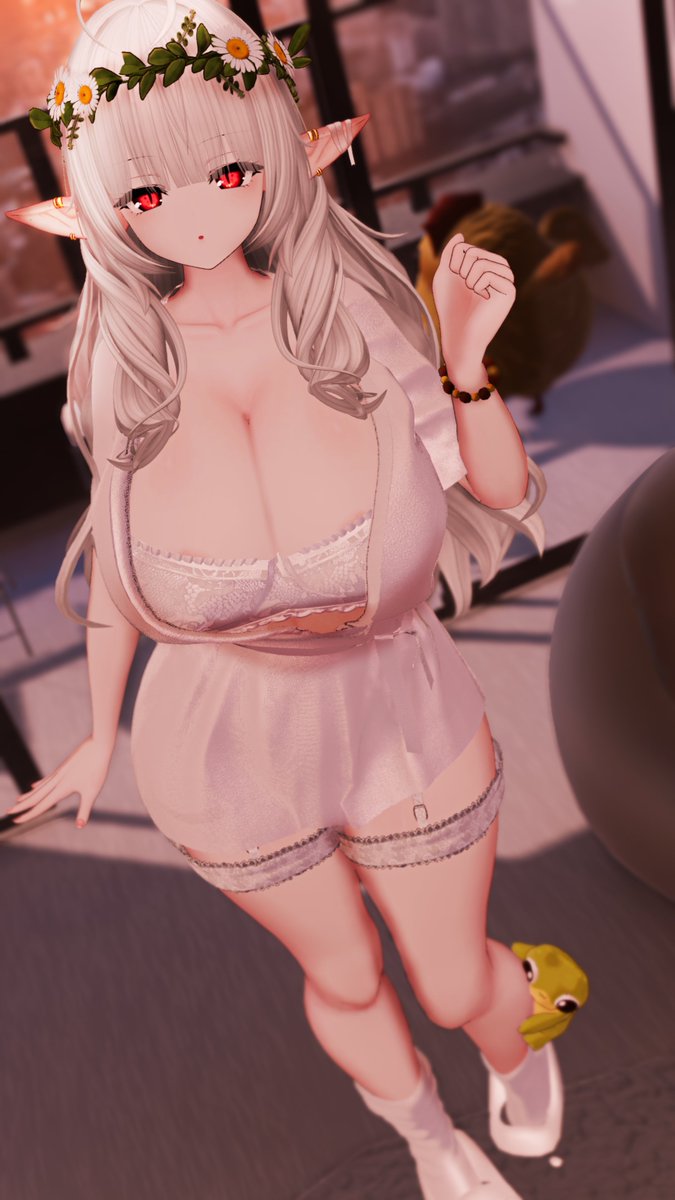 「今日はお休み…かな？
ちょっとだけでも、ちゃんと休んでね？」💭💗