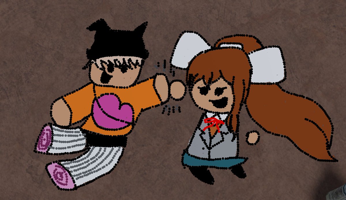 PflaumSpen24367's tweet image. @Daily_Monker 
Bean five
#DDLC #Moniker