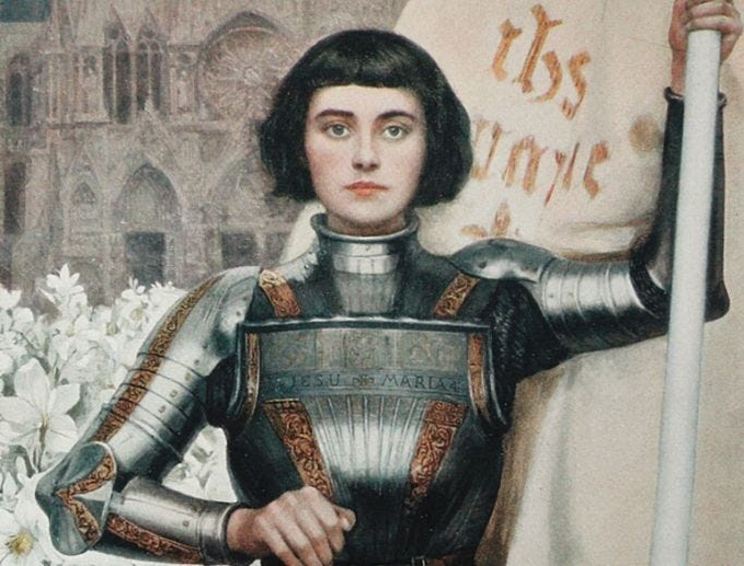 trad_west_'s tweet photo. Today, May 30, we honor the martyrdom of a teenage girl who changed the course of history.

Joan of Arc, the warrior saint, mystic, and deliverer of France, was burned alive for her fidelity to God’s voice.

She was 19 years old.

This is her story - a 🧵✝️🇫🇷 https://t.co/rpaolqxBvU