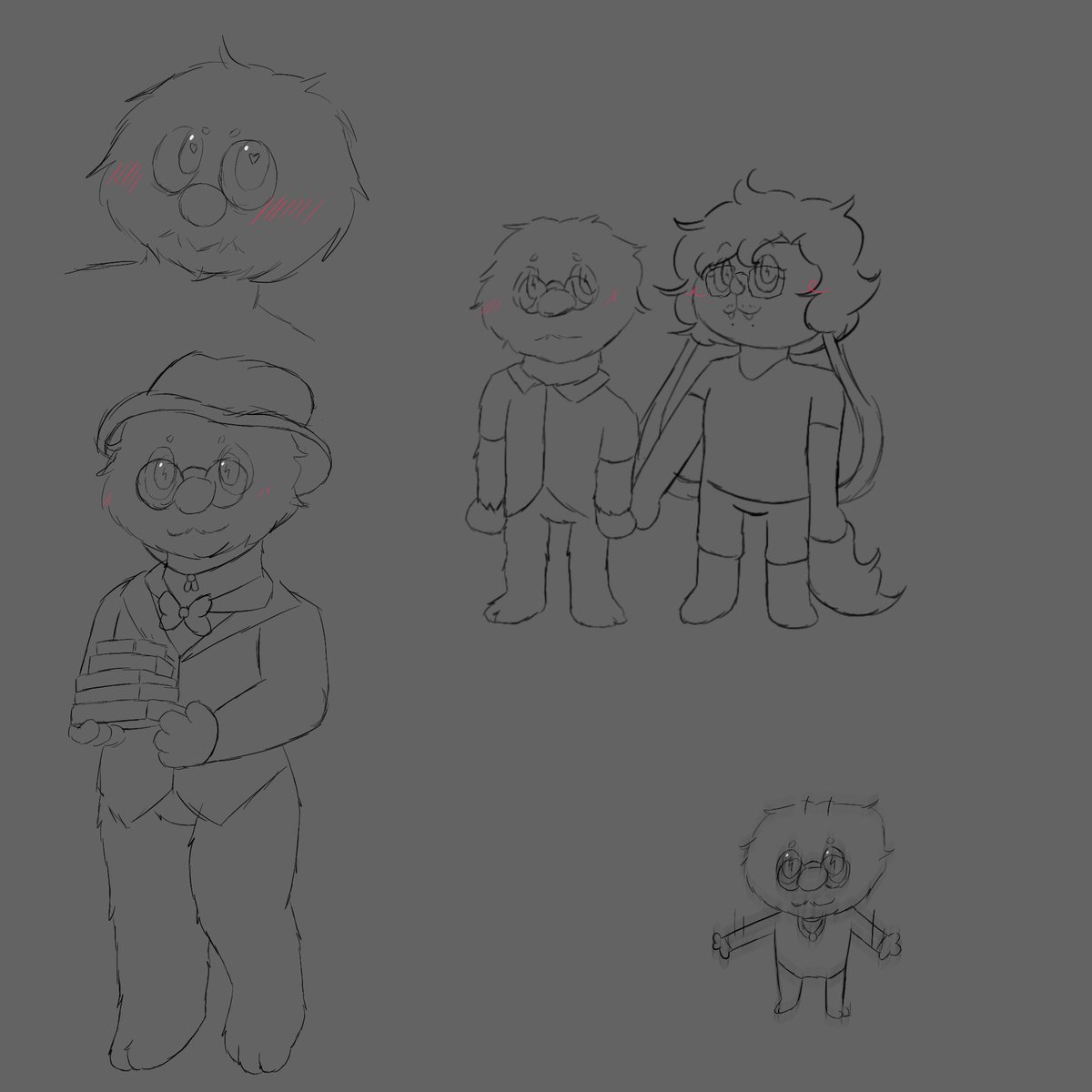 princesschibi20's tweet image. i kinda hate them idfk (the lil doodle of him and my sona is based on this shirt i found and gave him :3) 

#yumetwt #selfshiptwt #puppethistory