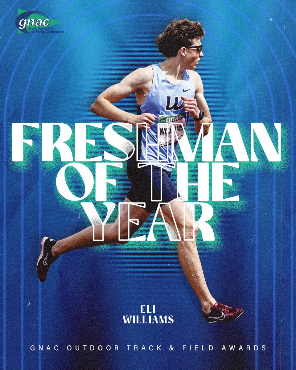 TF🎽 | Jessica Polkinghorn (Throws) and Eli Williams (Steeplechase/1500m) sweep the GNAC Freshman of the Year awards for WWU Track &amp; Field!