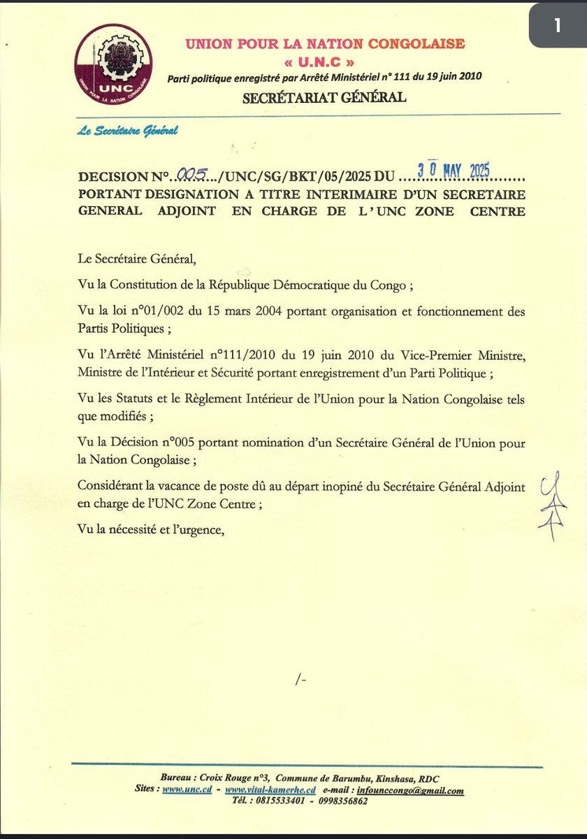 ErickEdiho's tweet photo. Congratulations cher Honorable @MarcelTshipepe2 le doublement Élu du kasaï Centrale. vôtre nomination au poste du secrétaire général #Adjoint en charge de l'UNC/zone centre est sans doute un choix mérité. Merci au PN @VitalKamerhe1 et le SG @BillyKambale1 https://t.co/55f1v40rOc