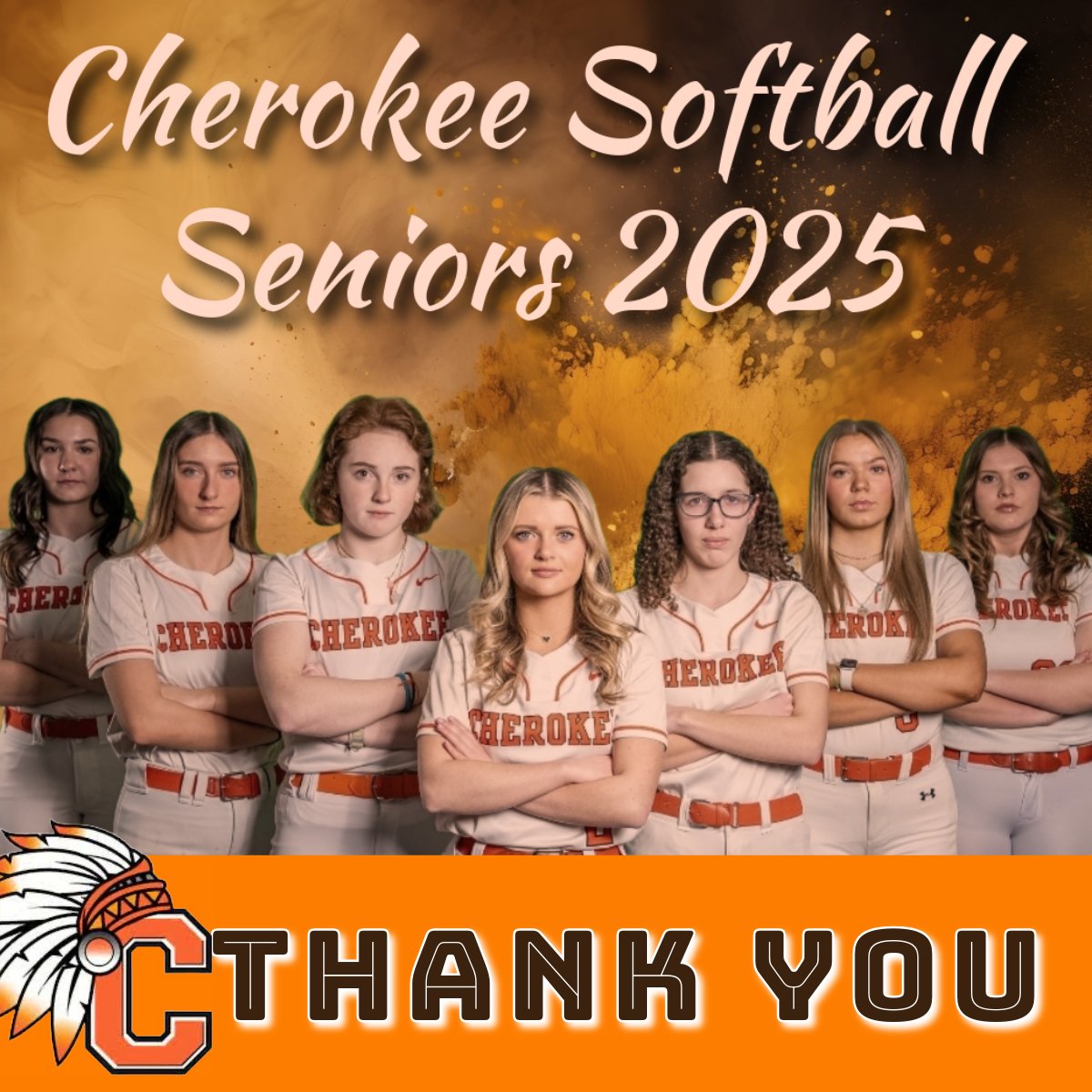 Cherokee Softball (@chschiefsb) on Twitter photo Tough loss in the bottom of the 7th against Southern. We will miss this group of seniors. Thank you for 4 years of dedication to the program. Keep being amazing 👏 🧡 <a href="/Cherokee_HS/">Always_a_Chief</a> Tough loss in the bottom of the 7th against Southern. We will miss this group of seniors. Thank you for 4 years of dedication to the program. Keep being amazing 👏 🧡 <a href="/Cherokee_HS/">Always_a_Chief</a>