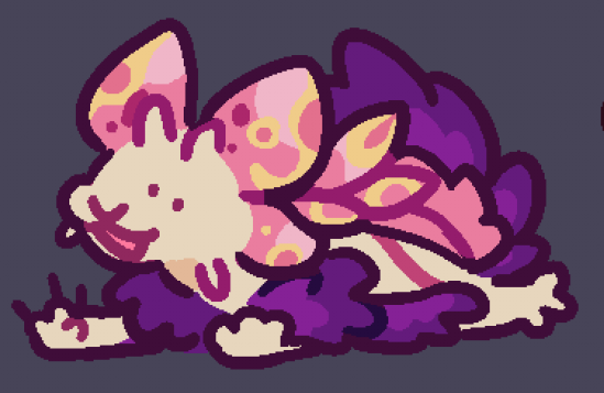 splats on the ground cutely